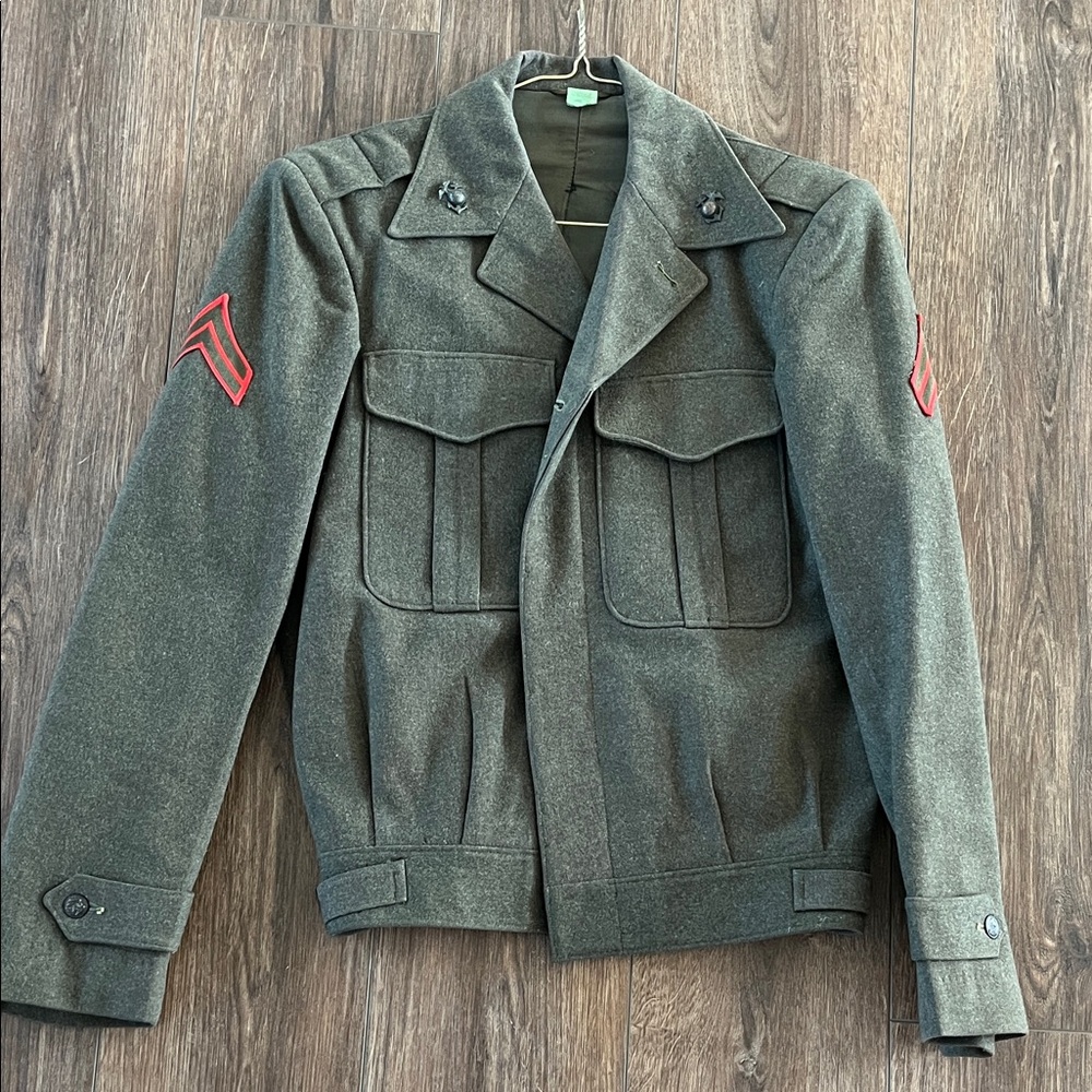 Men's Green Military Jacket